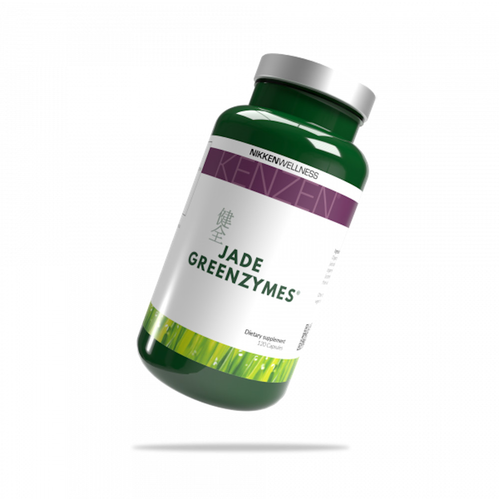 NEW – Nikken Kenzen Jade GreenZymes Organic Barley Grass Capsules