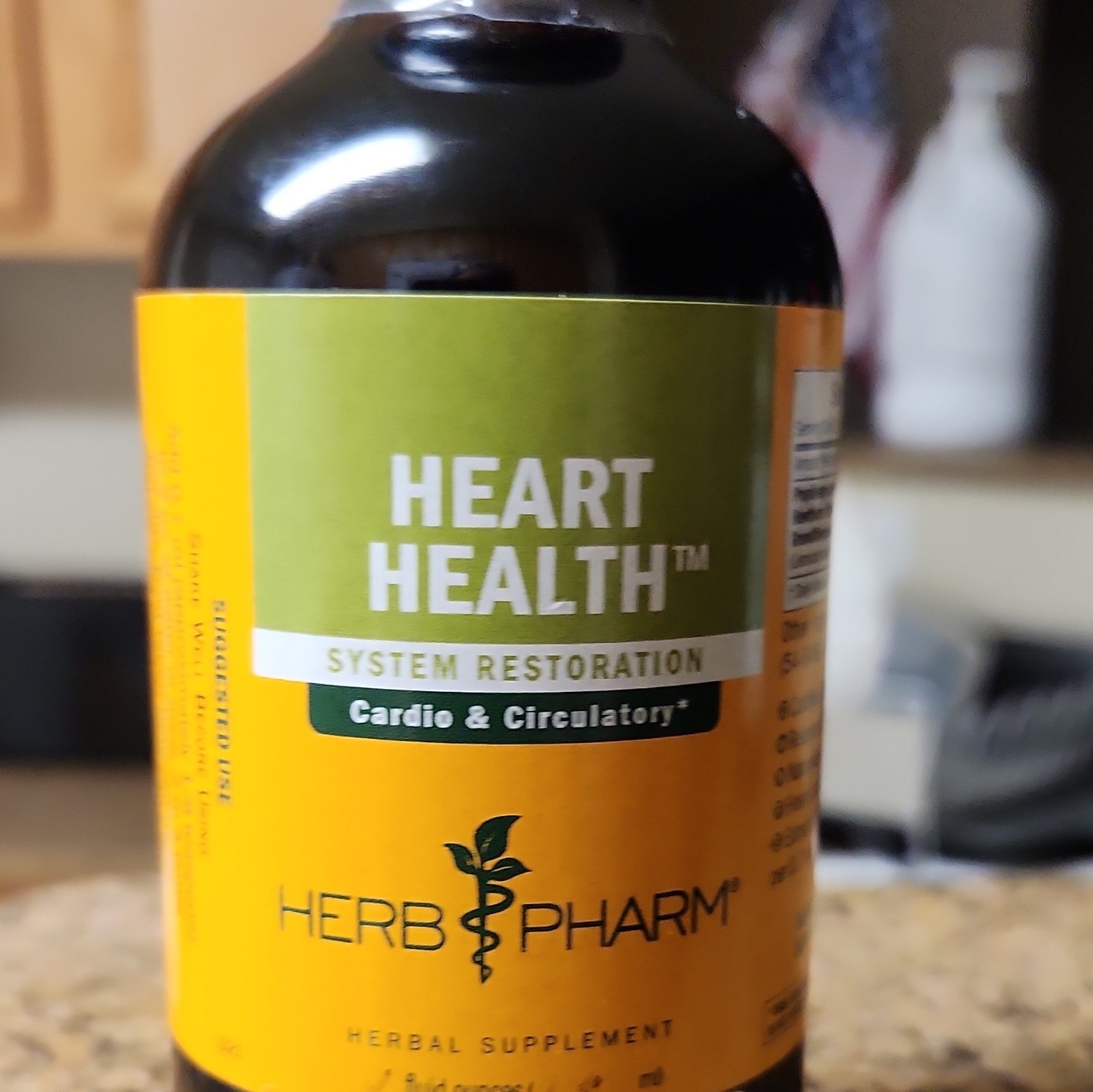 Herb Pharm Heart Health System Herbal Supplement Gluten Free Organic 7 fl oz