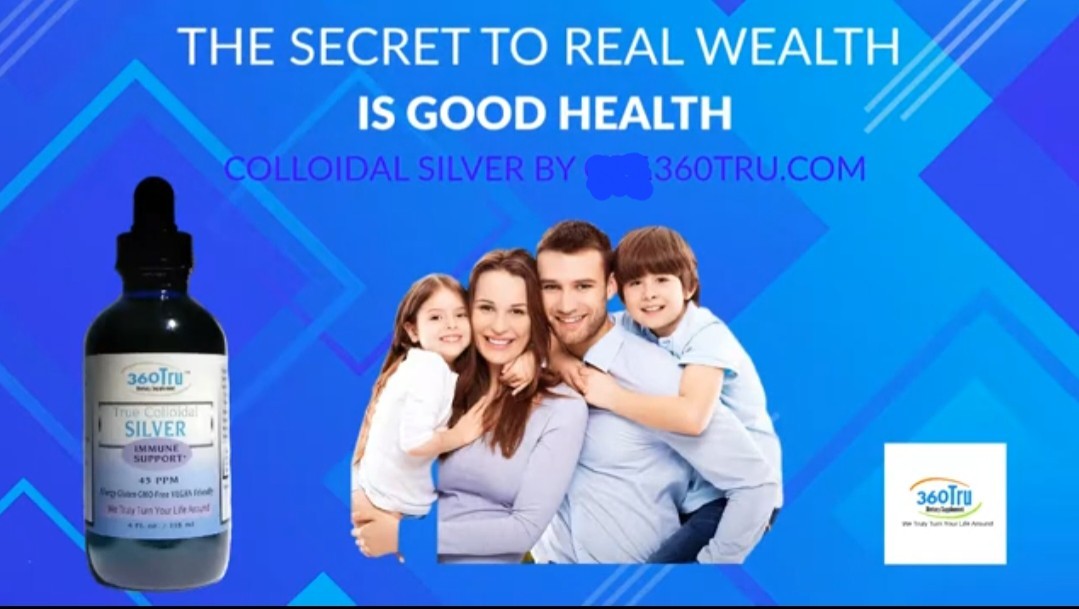 True Colloidal Silver by 360 Tru 4 oz MOST EFFECTIVE Brand