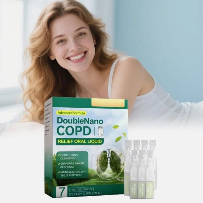 DoubleNano Copd – Lung Immune Supports Relief Oral Liquid Cleansing Response