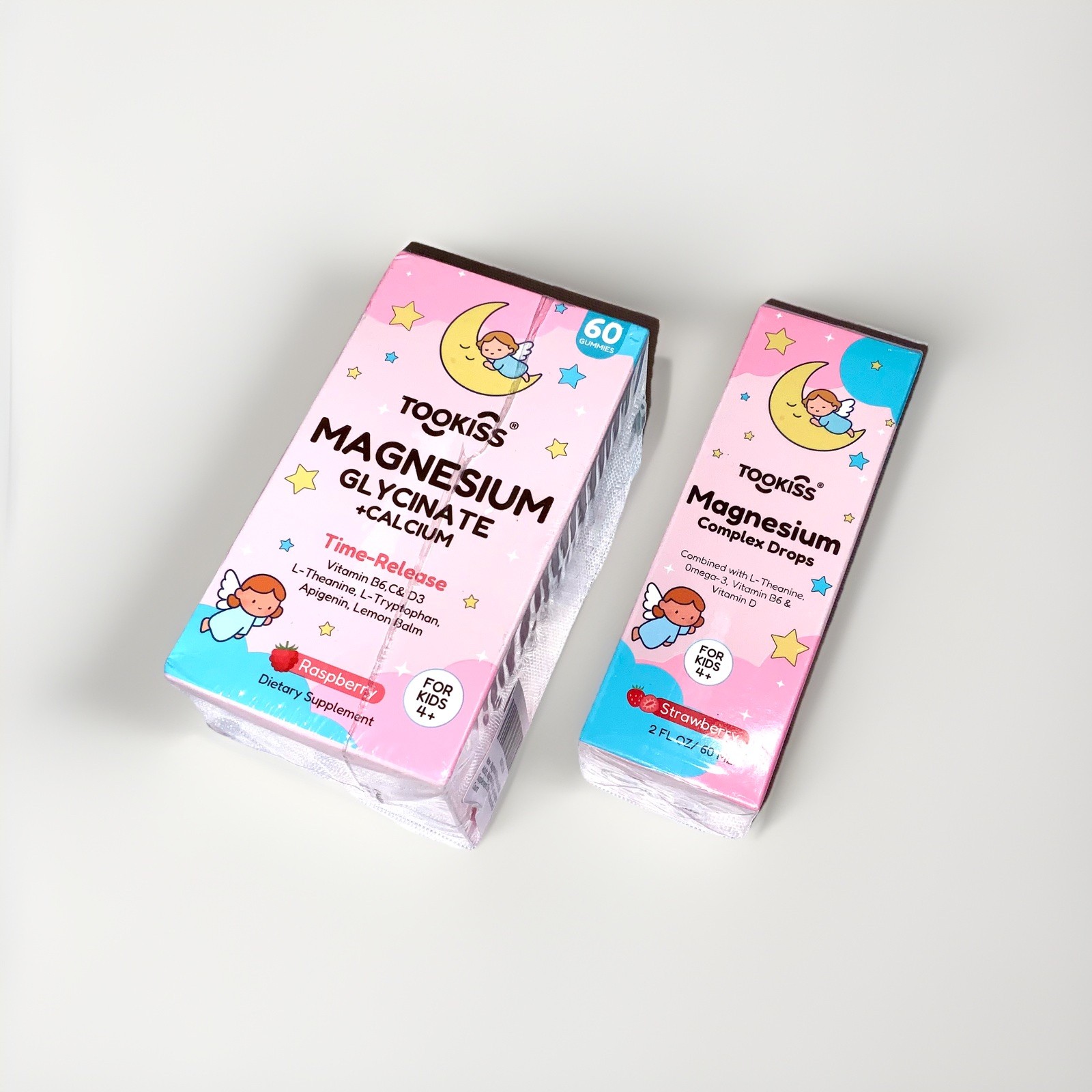 ( 2 PACK ) Tookiss Magnesium Complex DROPS & GUMMIES Sleep Kids Vegan Non-GMO
