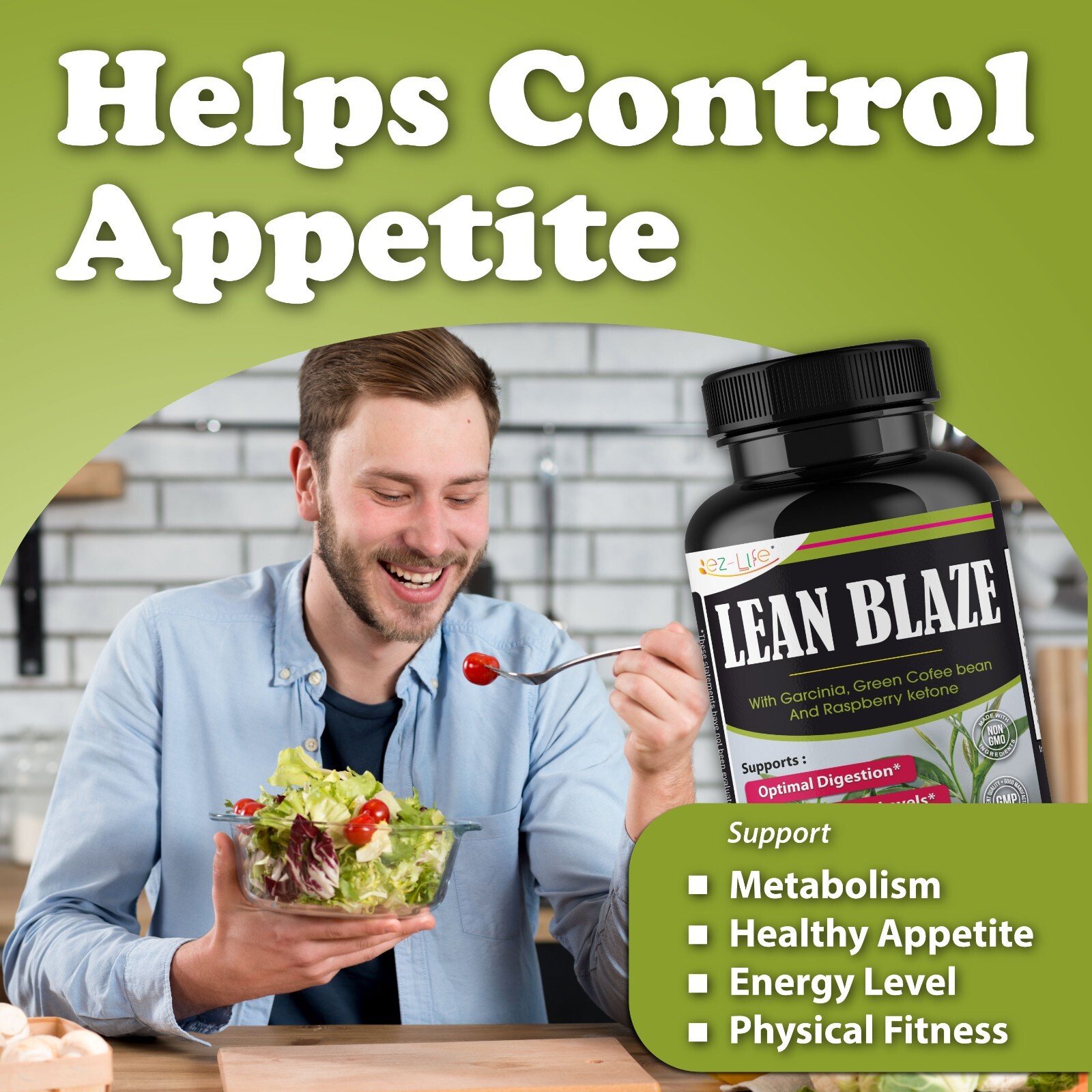 Fat Burner for Men | Weight Loss | Metabolism Booster | Appetite Suppressant