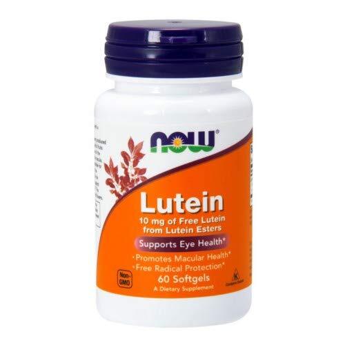 3 x NOW Lutein from Xangold 60 Softgels Eye Health Support