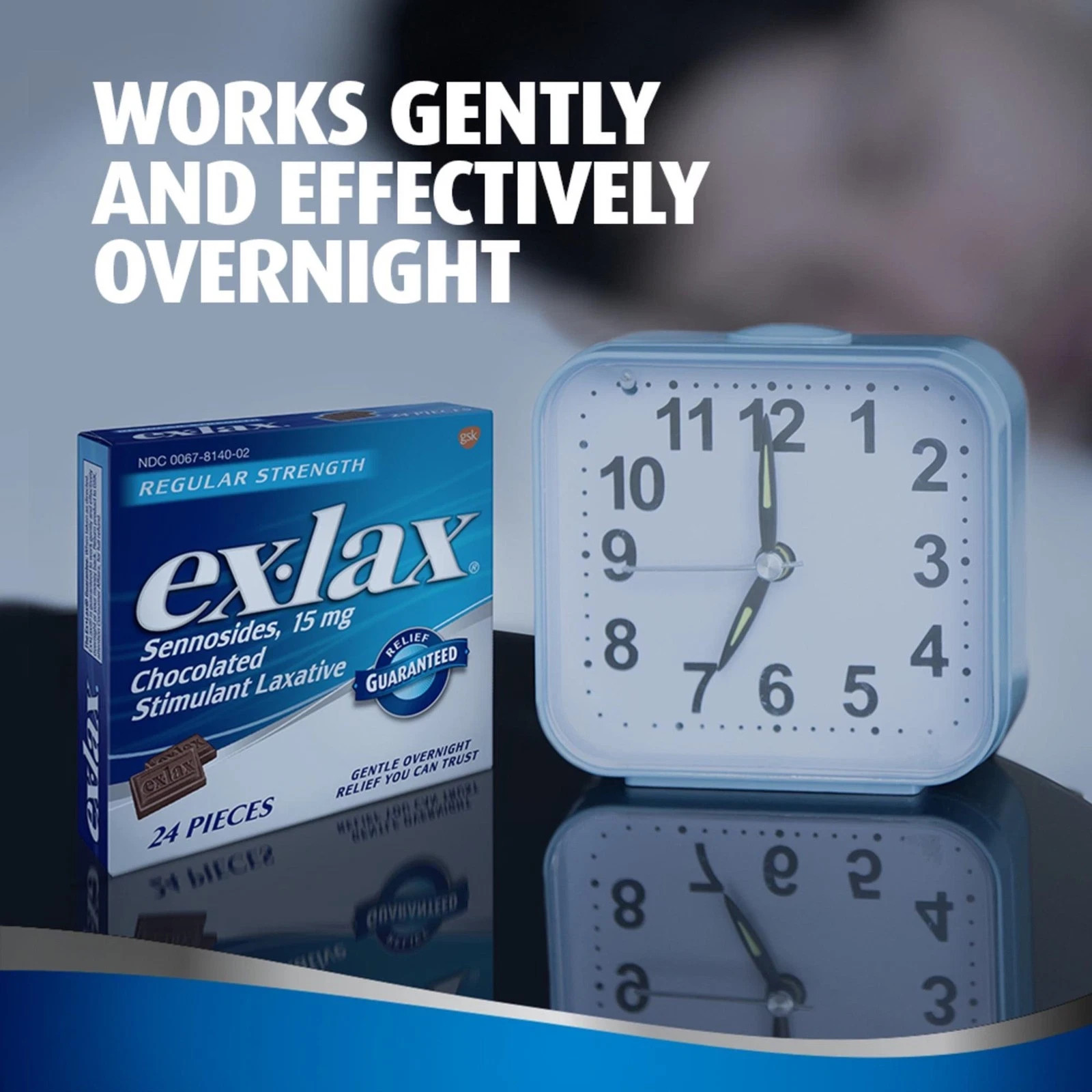 (2 Pack) Ex-Lax Regular Strength Constipation Stimulant Laxative, 24 Pieces Each