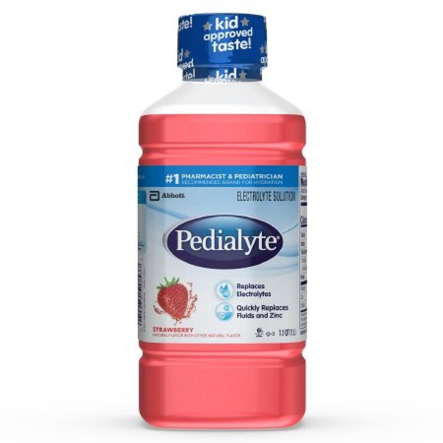 Pedialyte Oral Electrolyte Solution 35 Cal Strawberry 1L Bottle Child/Adult 8
