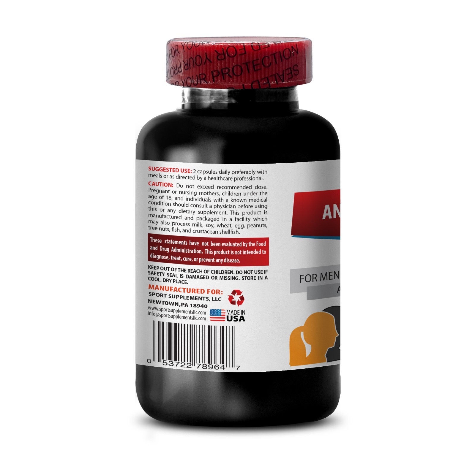 Nettle Root Extract – ANTI-GRAY HAIR – Anti-Graying Solution 2 Bot 120 Caps