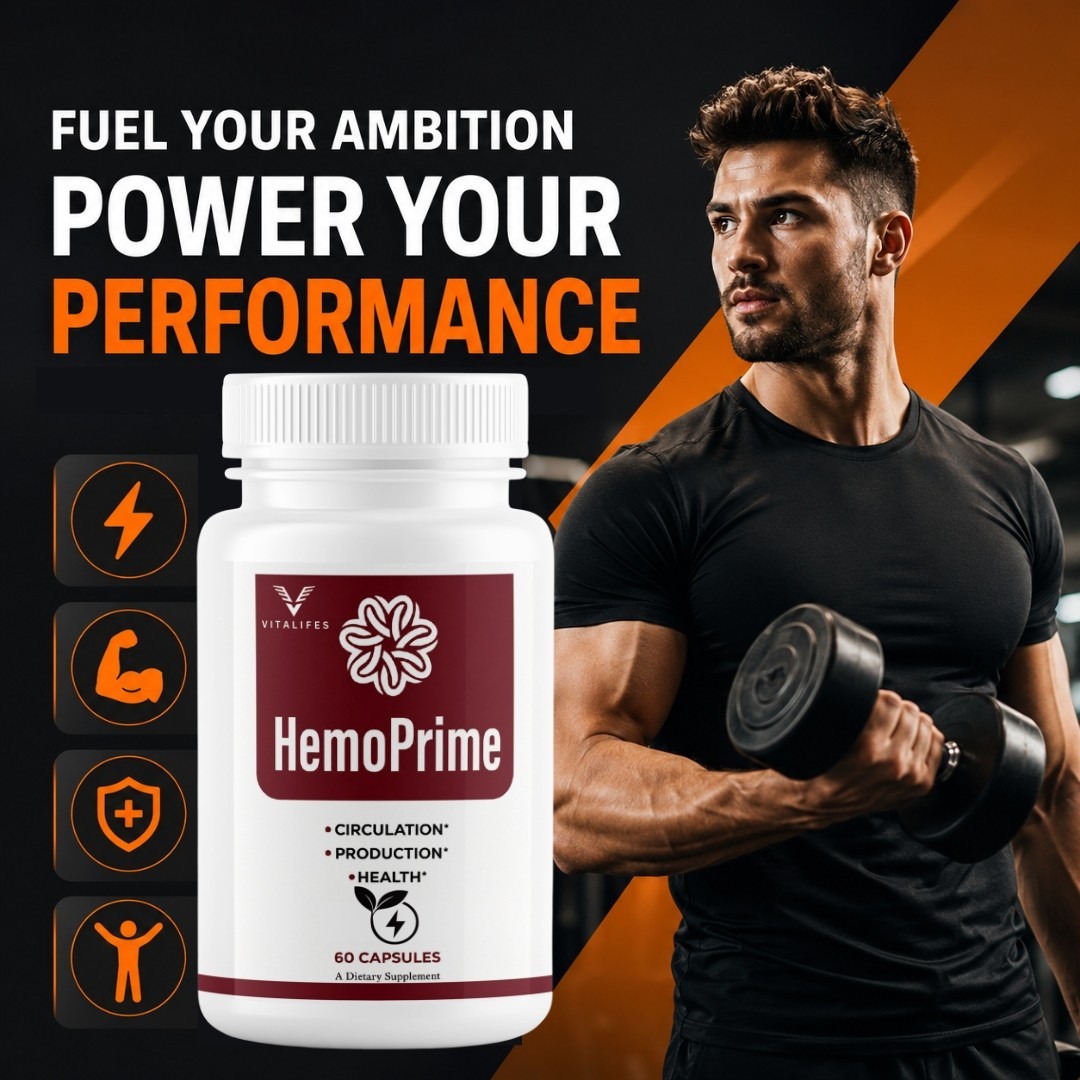 (1 Pack) HemoPrime Male Performance, Hemo Prime Support