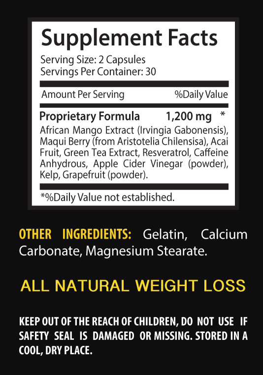 Energy and focus – ACAI BERRY EXTRACT – AFRICAN MANGO COMBO – african mango diet
