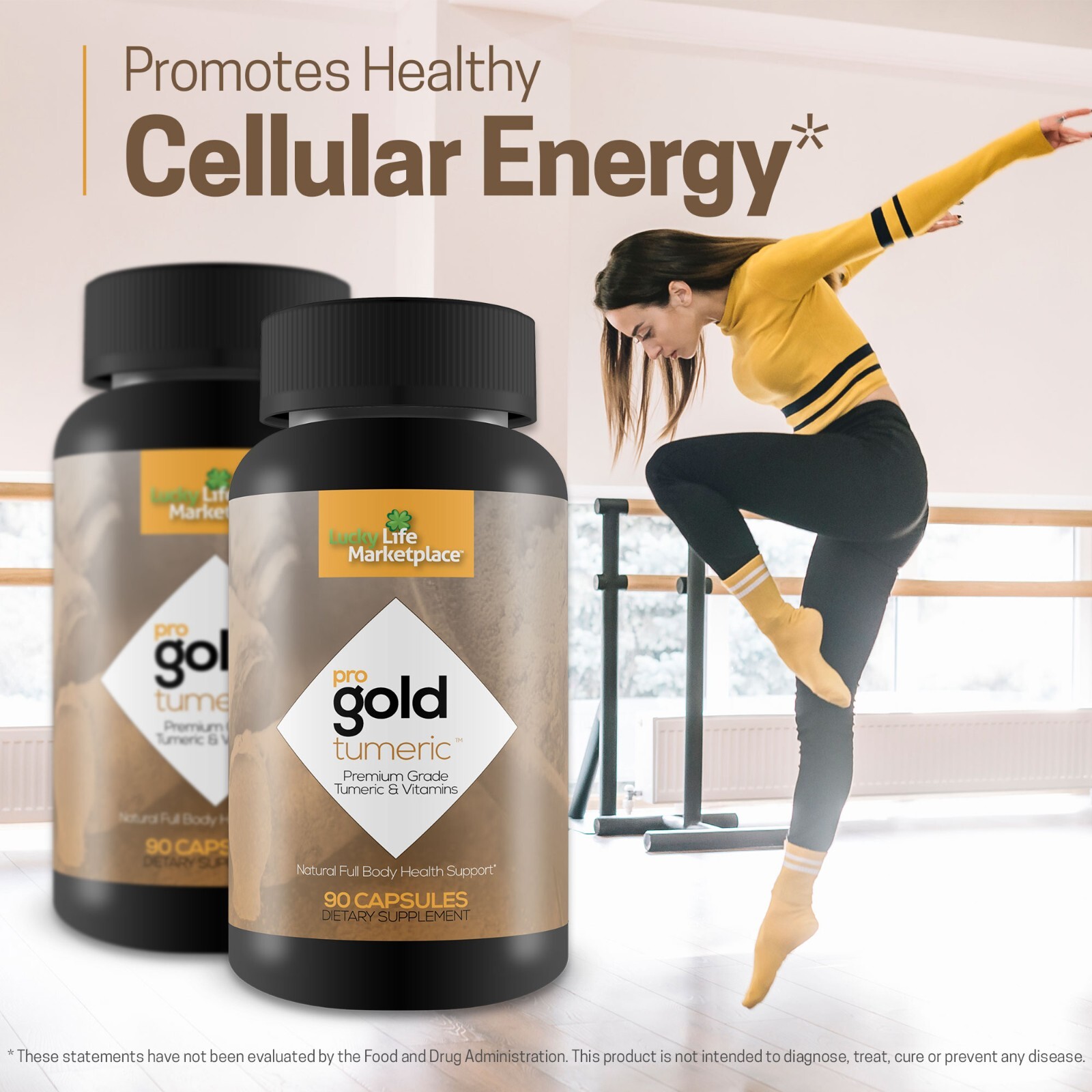 Pro Gold Turmeric – Premium Grade Turmeric & Vitamins Phytonutrient Antioxidant