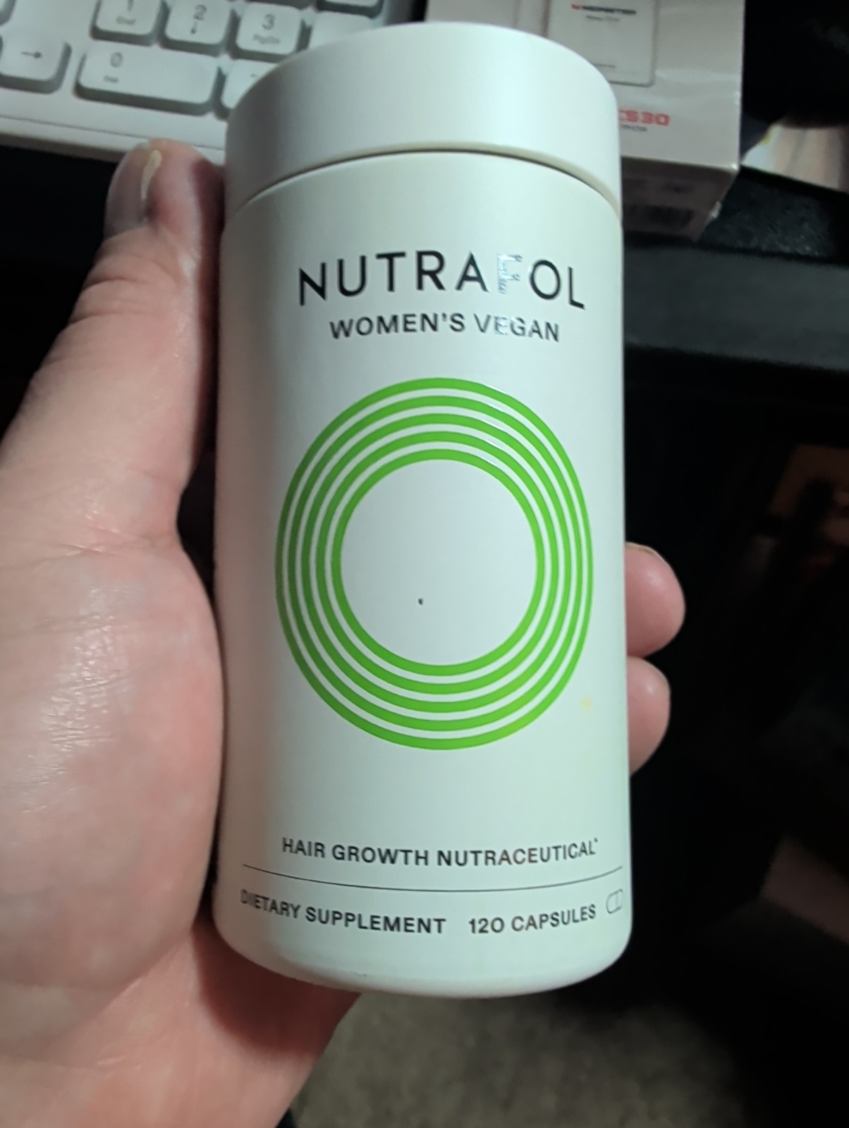 Nutrafol Women’s Vegan Hair Growth Nutraceutical – 120 Vegan Capsules 12/27