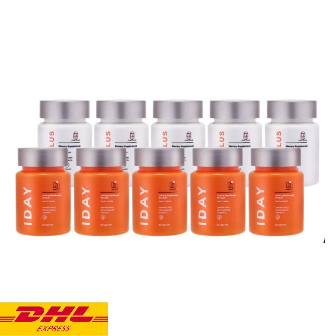 IYON Plus x5 & IDAY x5 Vitamin Dietary Supplement Sunscreen Skin Bright KVKX SET