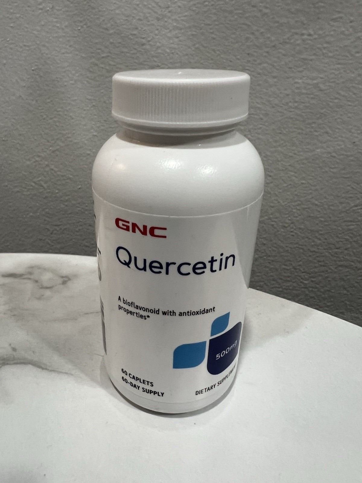 GNC Quercetin 500mg Antioxidant Dietary Supplement 60 Caplets