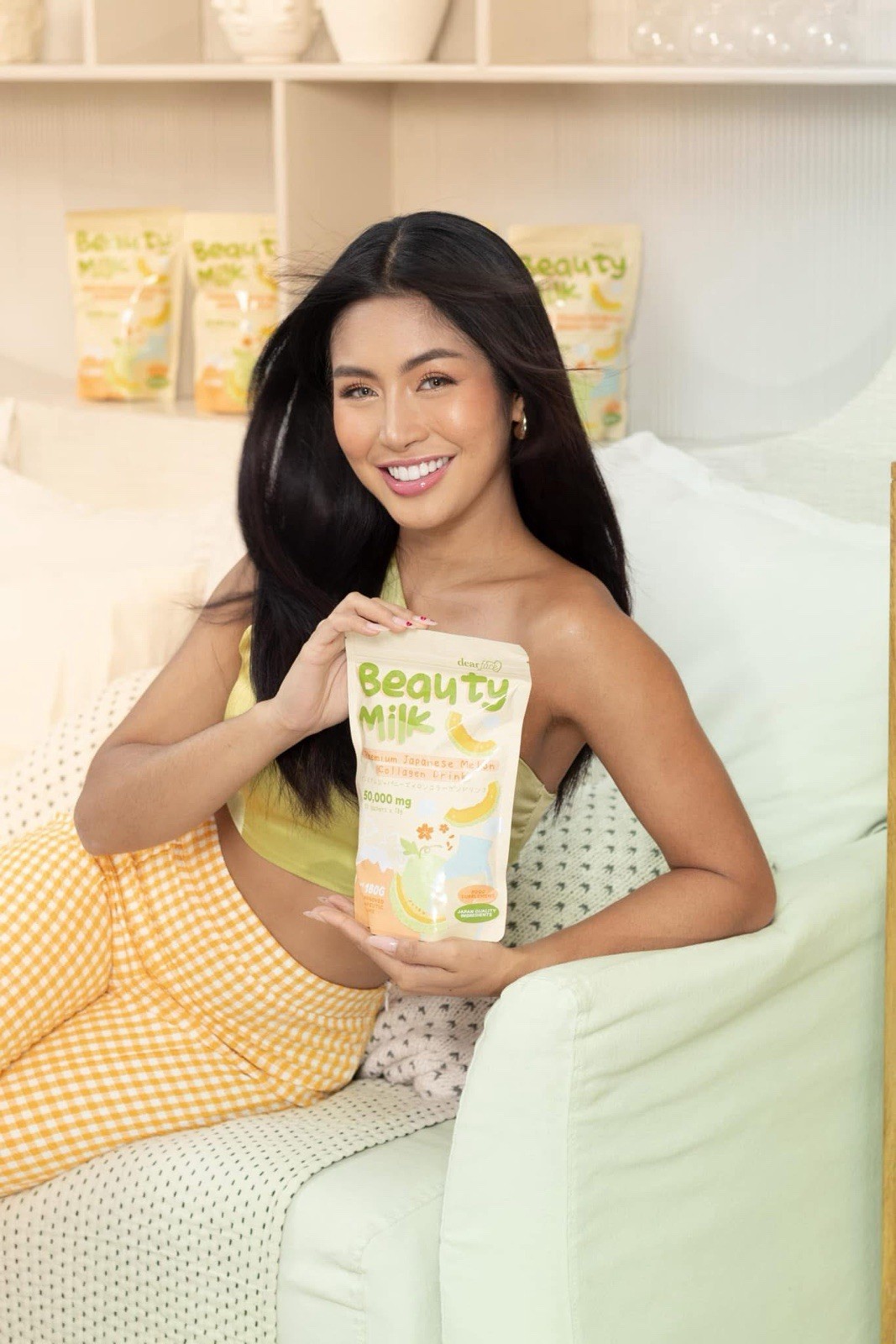 DearFace Beauty Milk Premium Japanese Melon Collagen Drink (Pureskinovation USA)