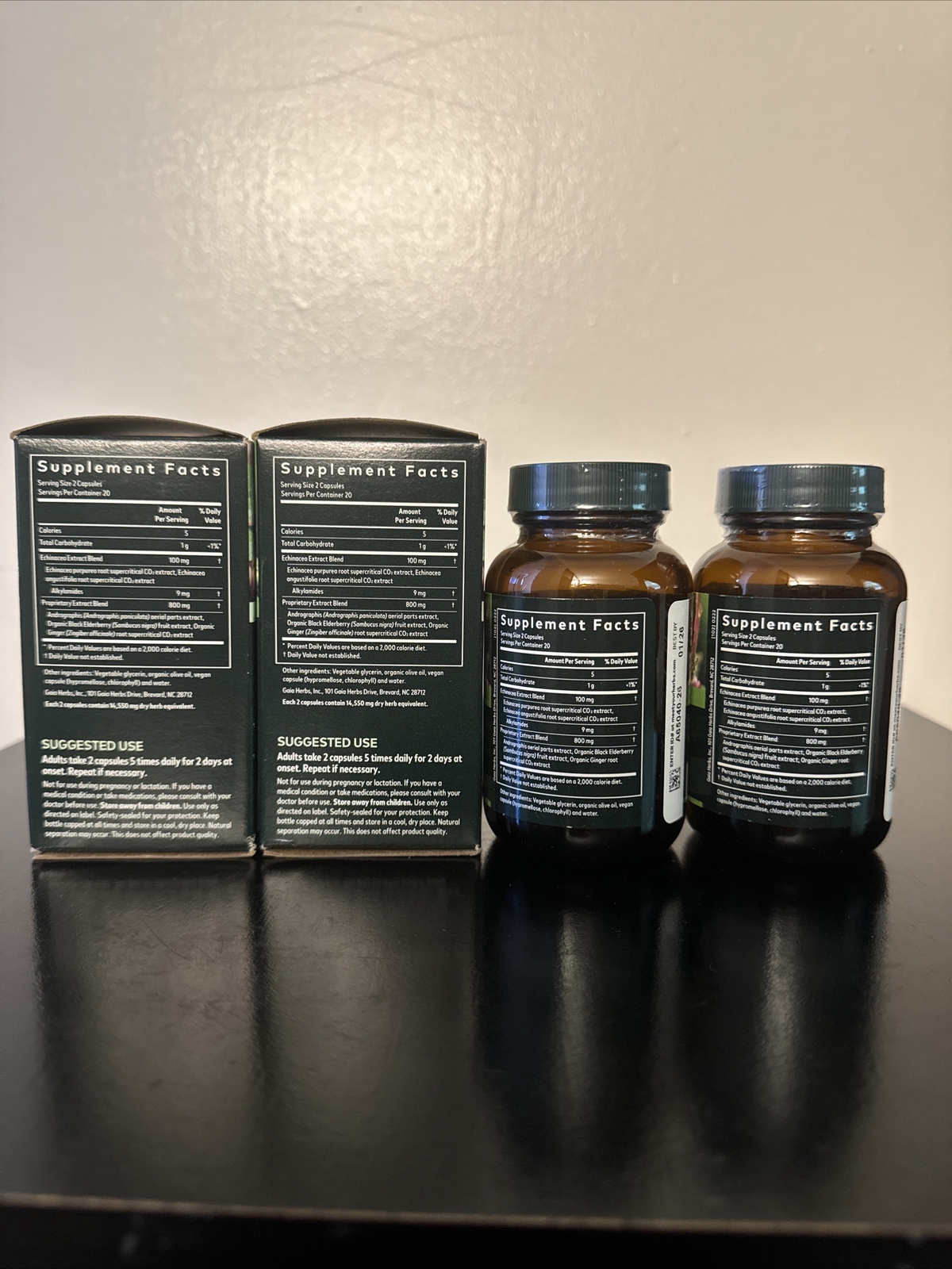 Gaia Herbs Quick Defense – Fast-Acting Immune Support Supplement – 80 Vegan Caps