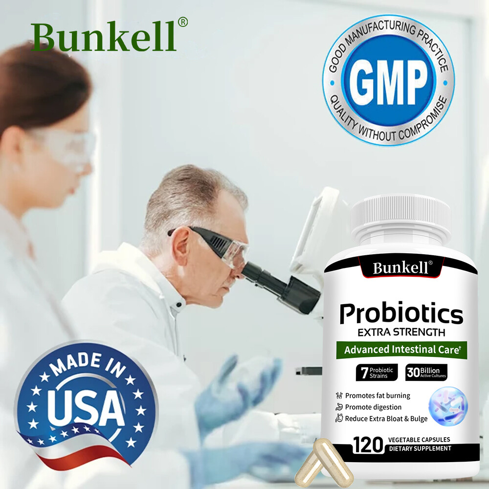 Probiotic Complex Capsules with Prebiotics,Gut Flora&Boost Immune Health 120Caps