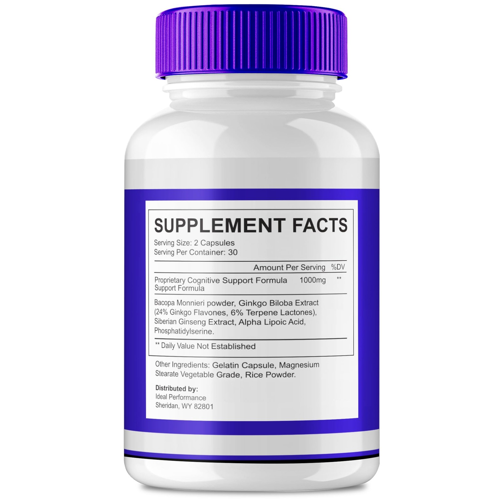 Marobrain Brain Nervous System Health Memory Support Sup – 120 Capsules (2 Pack)
