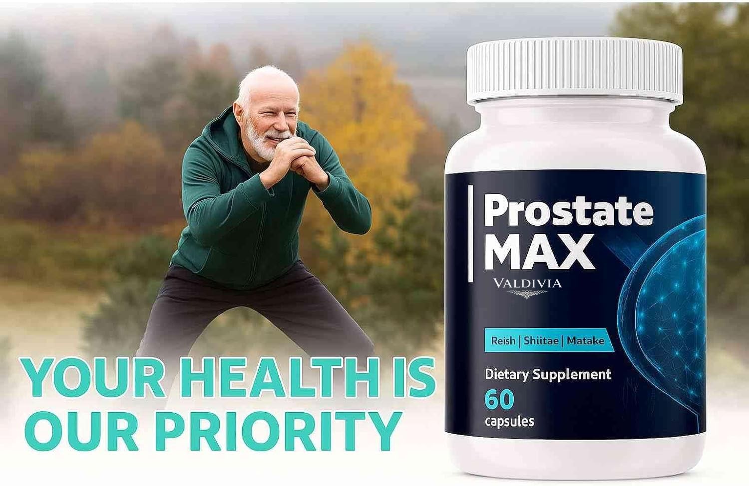 ProstateMax Prostate Health Men Supplement Capsules Urinary 1 Pack 60Ct