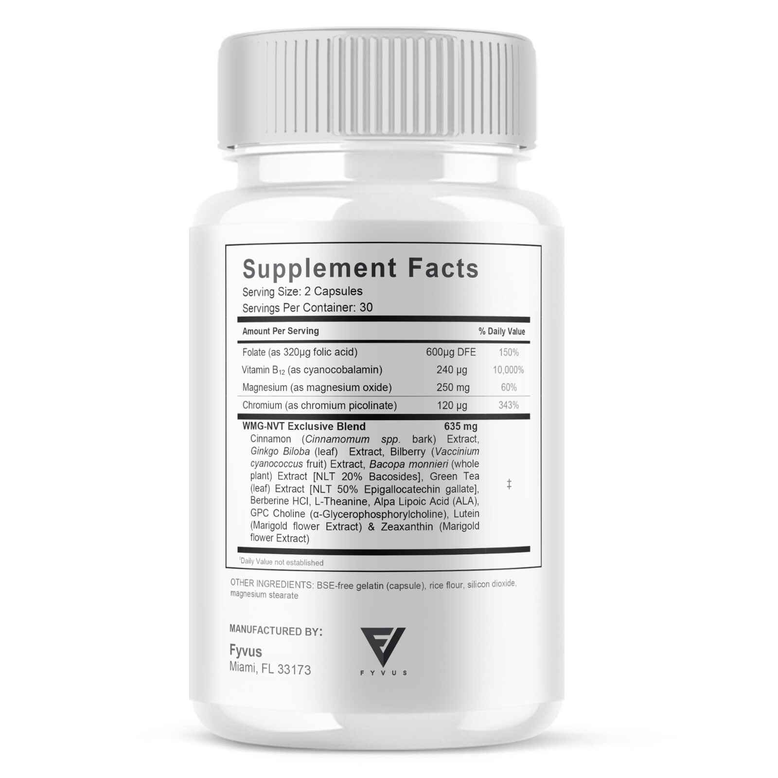 (5 Pack) Gluconull Caps Gluco Null Capsules for Glycogen Support (300 Capsules)