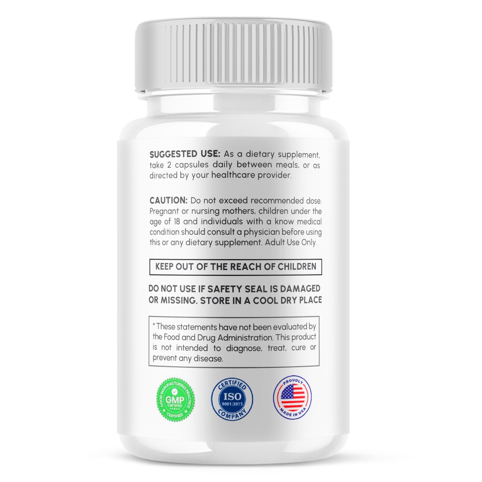 (5 Pack) Gluconull Caps Gluco Null Capsules for Glycogen Support (300 Capsules)