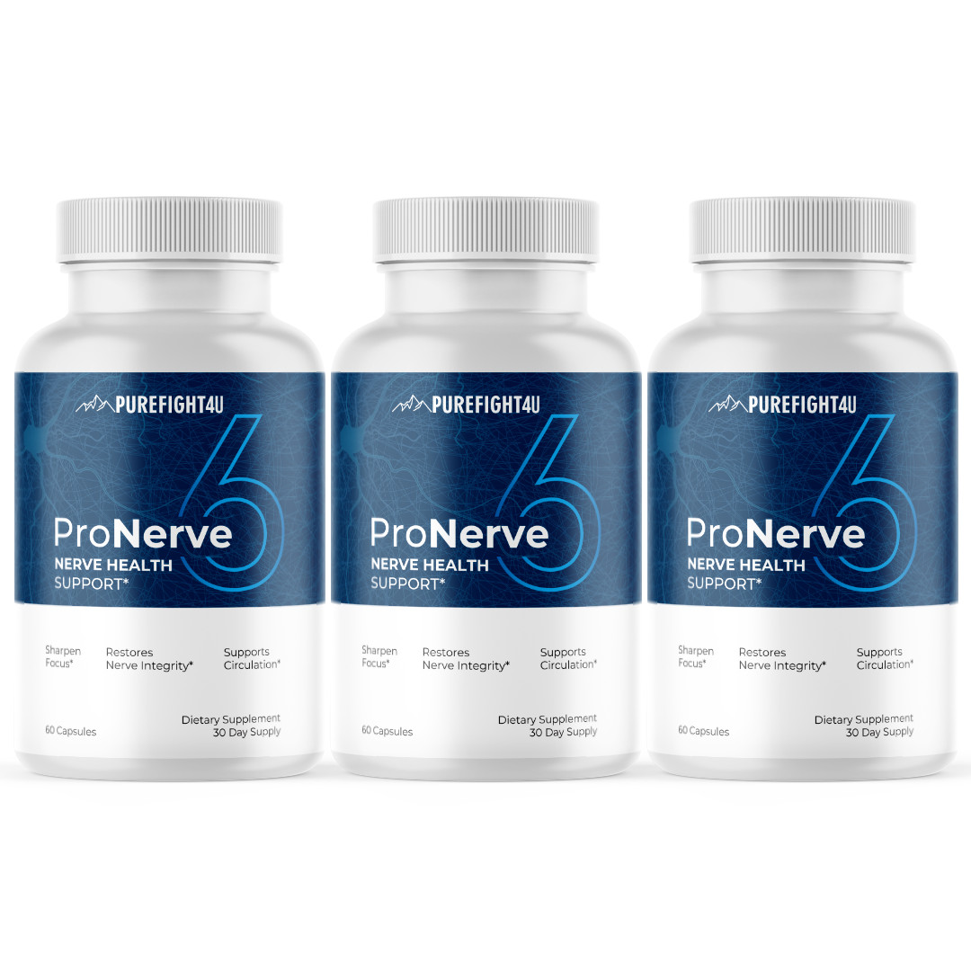 ProNerve 6 | Supports Nerve Function & Circulatory Formula – 3 Bottles