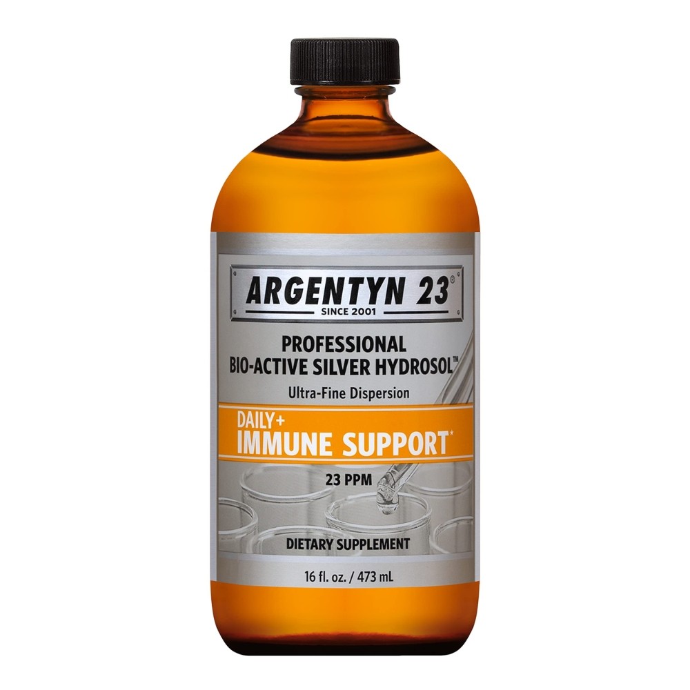 Argentyn 23 Bio-Active Silver Hydrosol for Immune Support 16 oz Twist Top