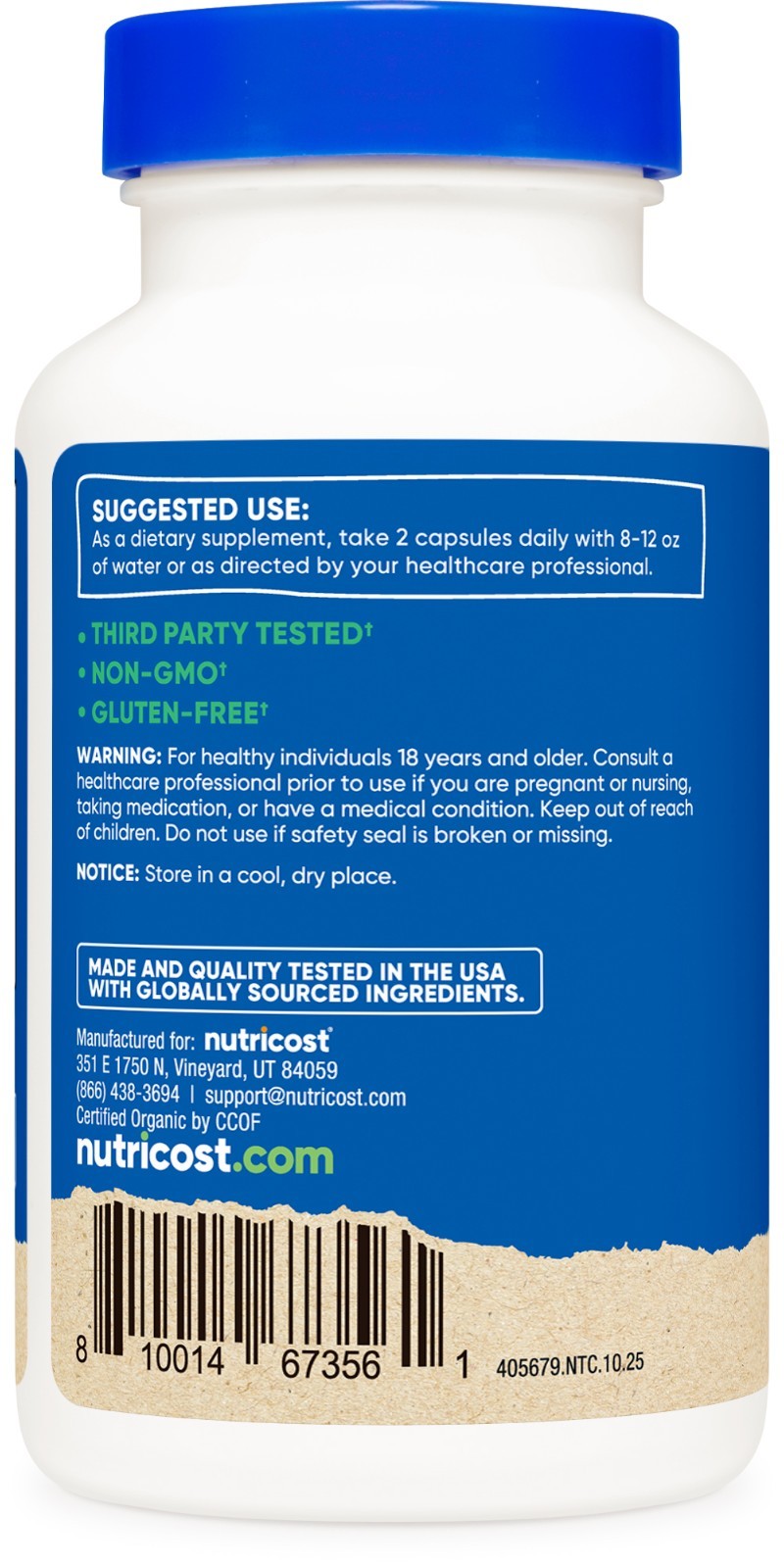 Nutricost Organic Camu Camu 1000mg, 120 Capsules – Non-GMO and Gluten Free