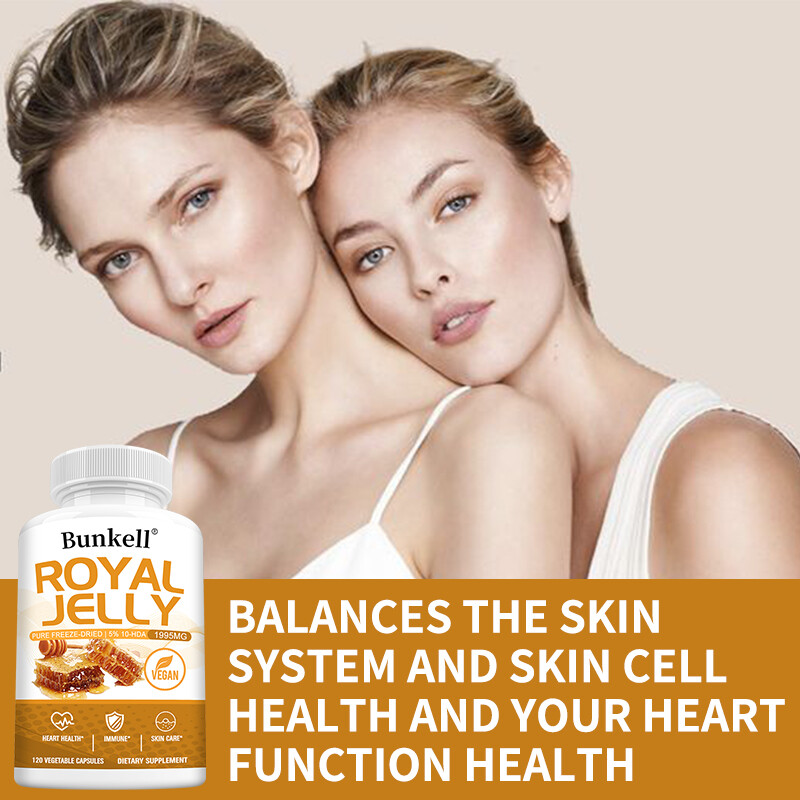 Royal Jelly Capsules | 1995mg | 30/60/120 count | Non-GMO and Gluten Free