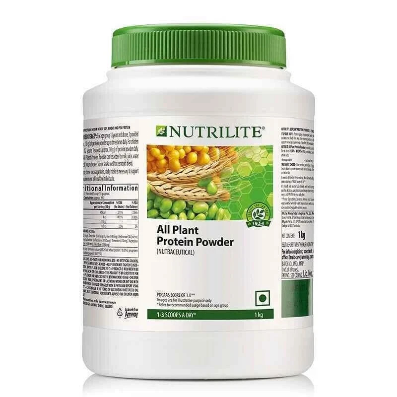 Amway Nutrilite All Plant Protein Powder 1 kg No Added Sugar & Easy to Digest
