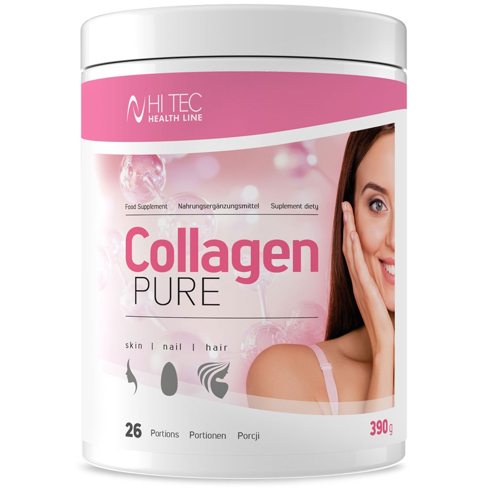 COLLAGEN – 390g – Powder with Vitamin C – Bovine Collagen Skin Hair Nails Health