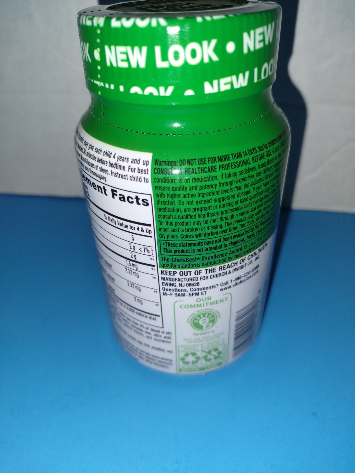 Vitafusion Kids Melatonin Sleep Gummies Sugar Free Tropical Peach 50 Ea 12/26+ L