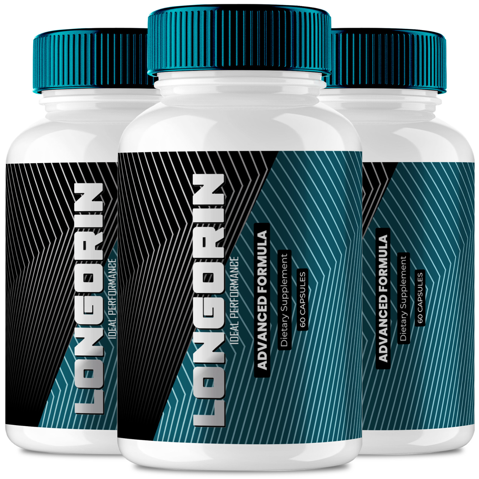 Longorin for Men Capsules, Advanced Longorin Pills Maximum Strength (3 Pack)