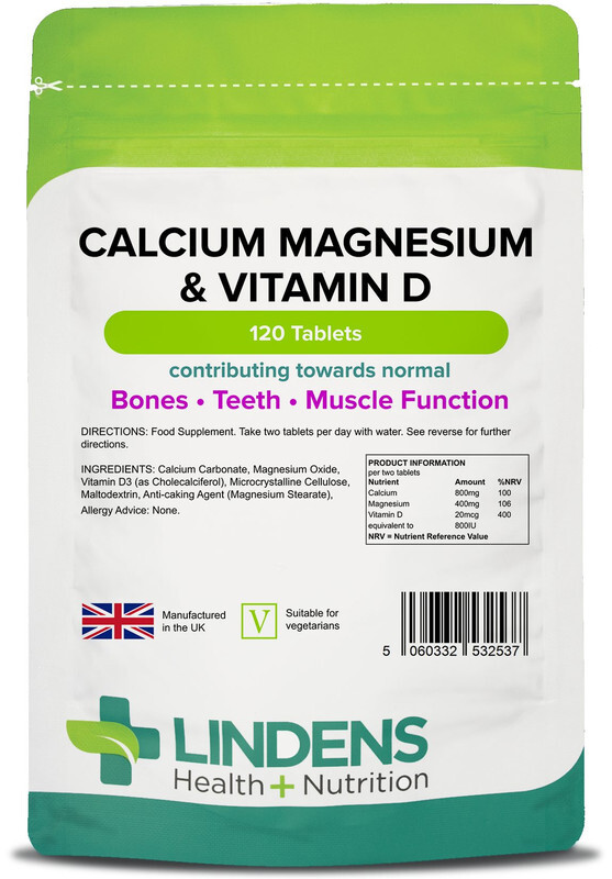 Calcium Magnesium & Vitamin D 4-PACK 480 Tablets Quality Supplement