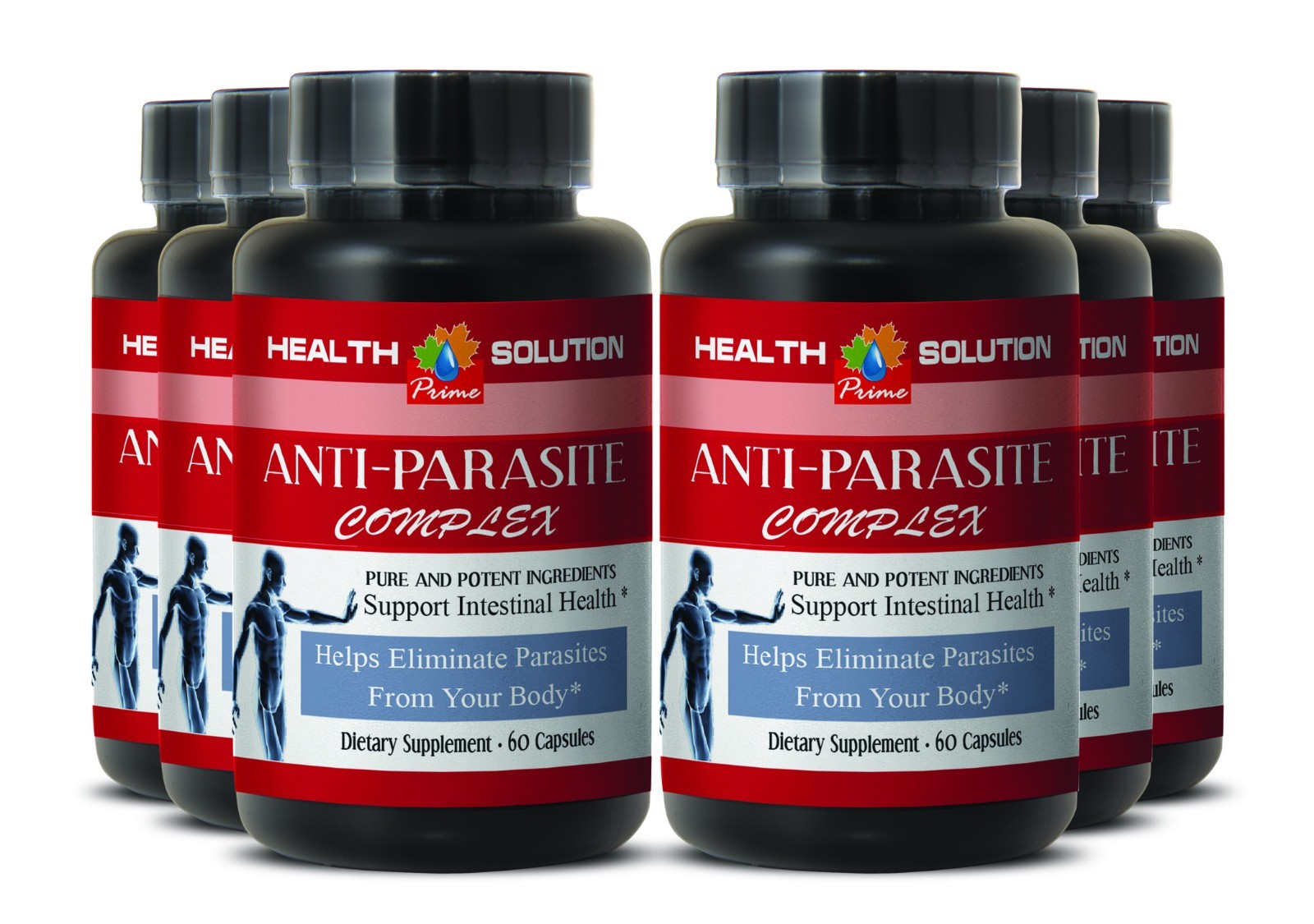 capsule form – ANTI-PARASITE COMPLEX – contains antioxidants – 2 Bottle