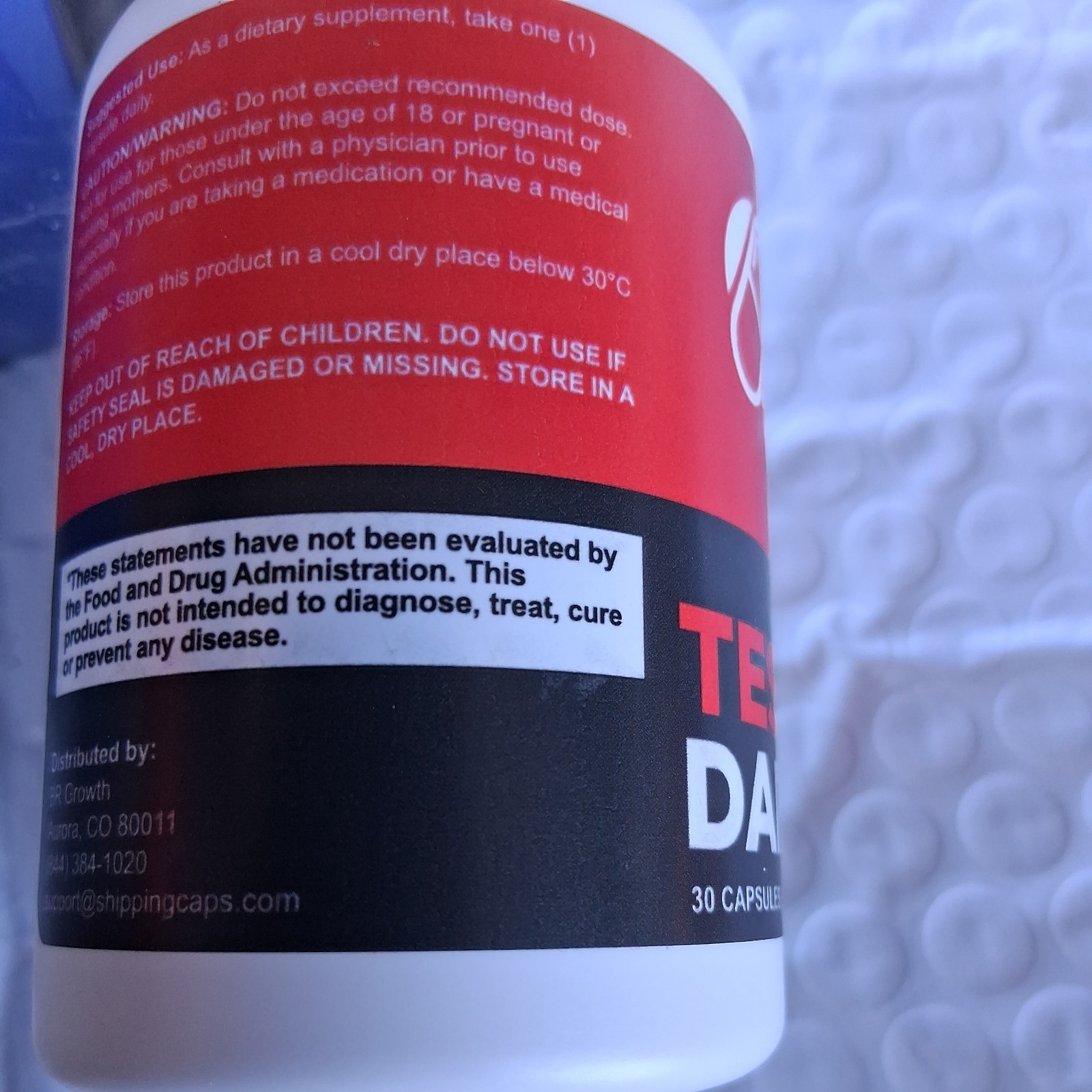 Testo Dark Capsules, Testo Dark Maximum Performance (60 Capsules)
