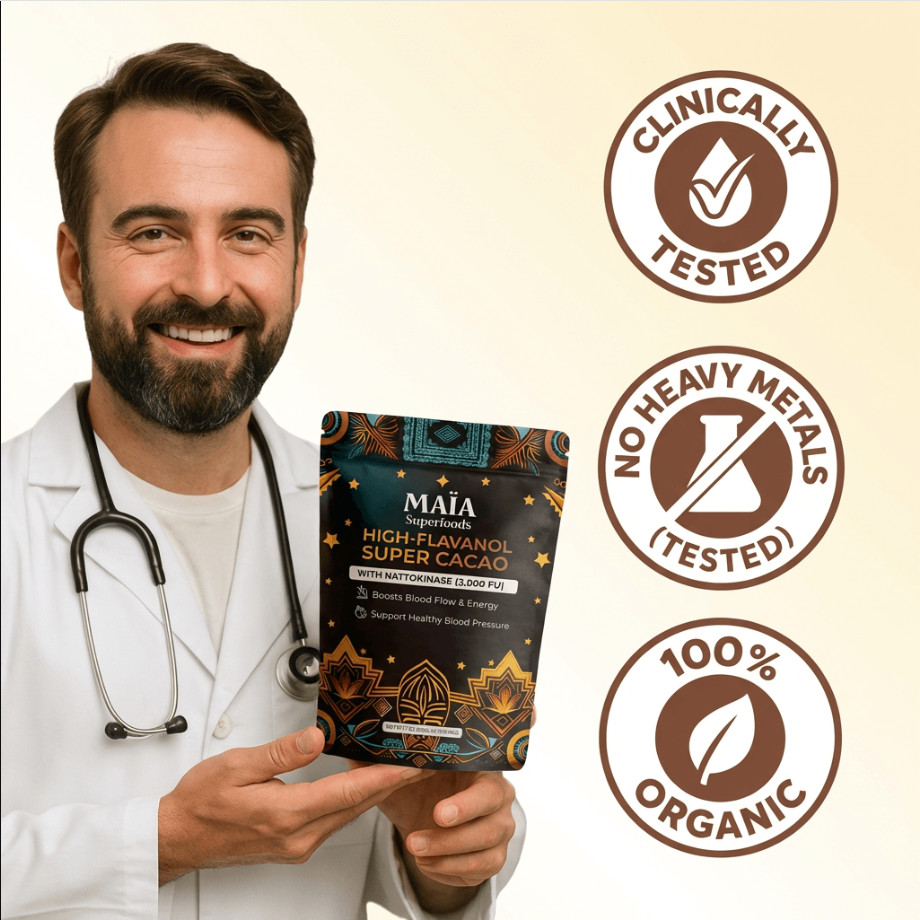Maia Superfoods – High Flavanol Super Cacao, 7oz (200g) 30 servings