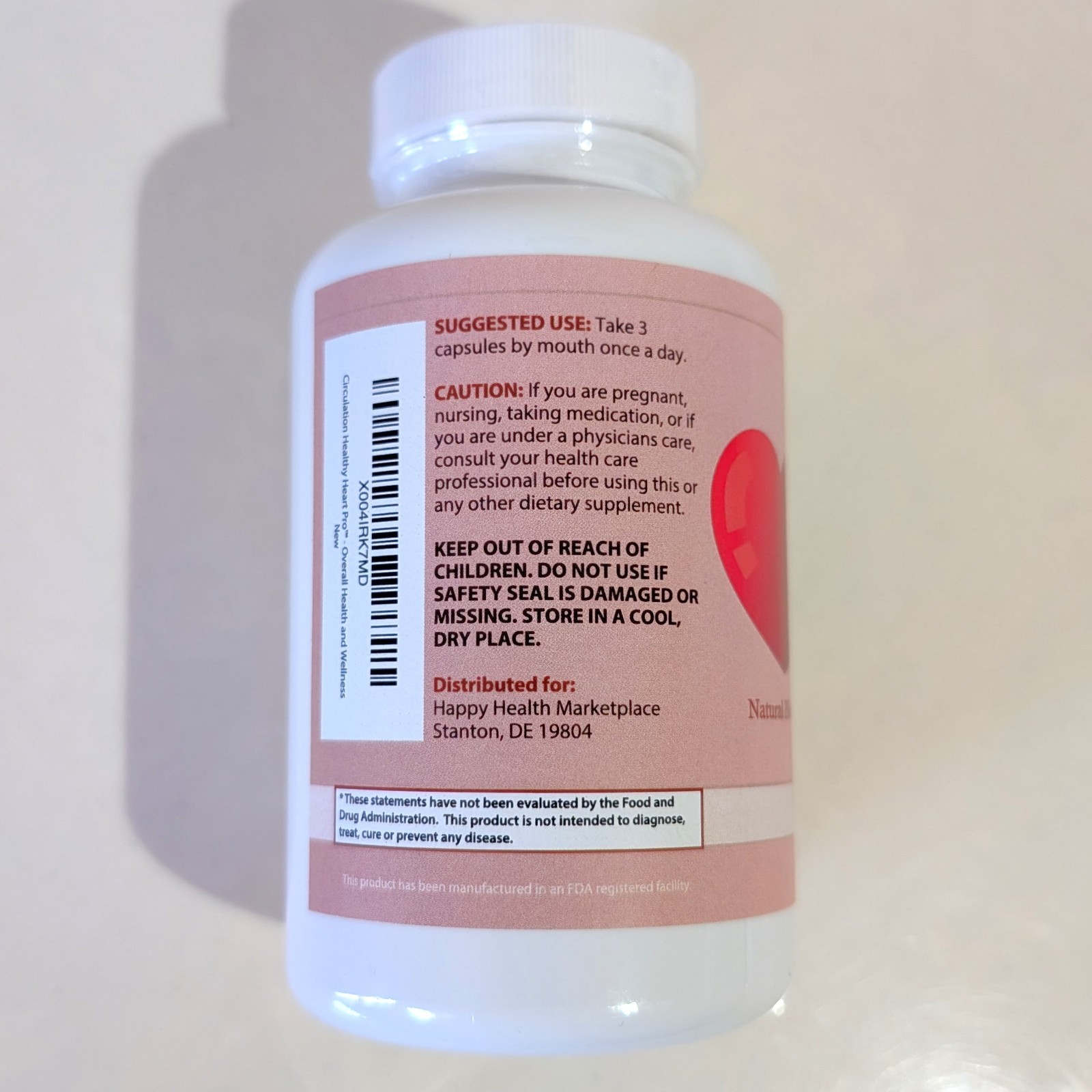 Circulation Healthy Heart Pro Our Best Healthy Blood Flow Supplement Exp 01/2028