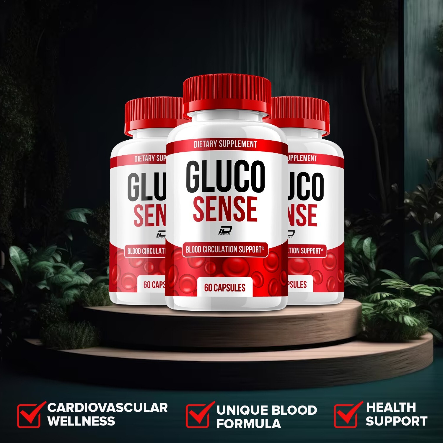 (2 Pack) GlucoSense Capsules – Gluco Sense All Natural Glycogen Support
