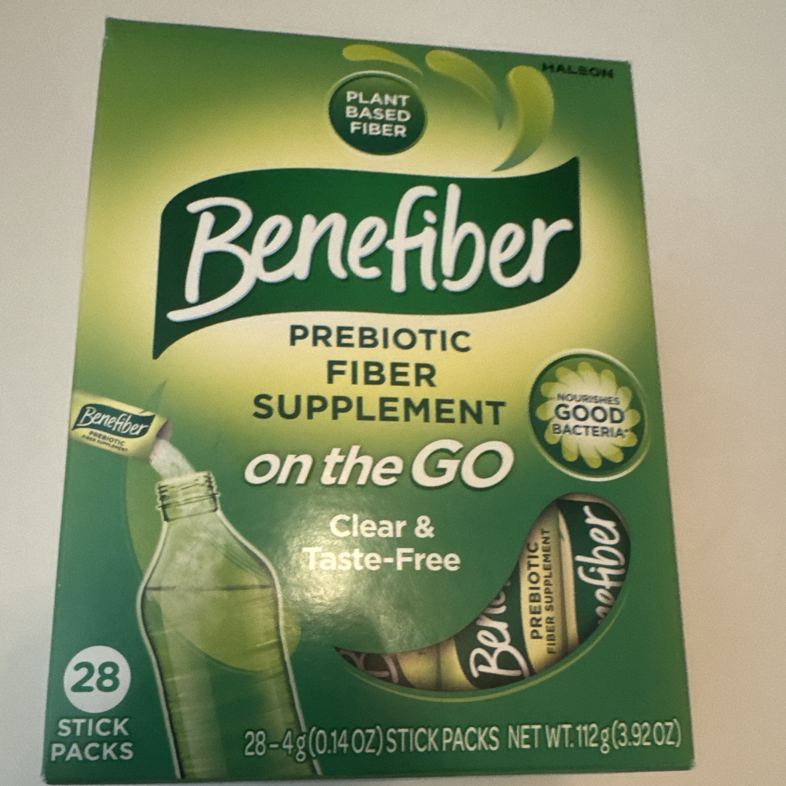 Benefiber Prebiotic Fiber Powder Digestive Support 28 Sticks 4g 3.92oz Jan 2027