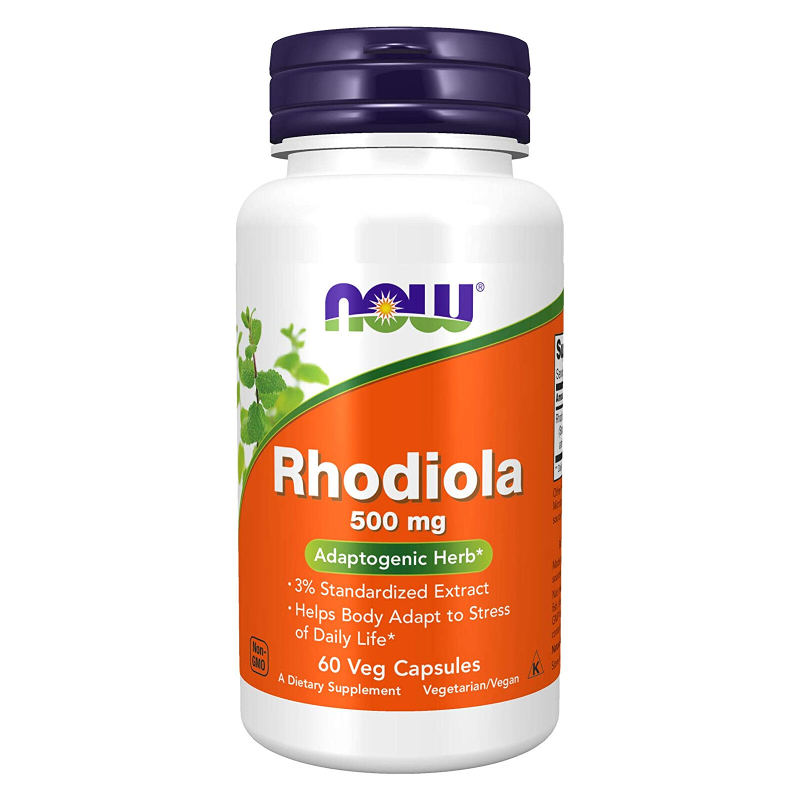 NOW FOODS Rhodiola 500 mg 60 Veg Capsules