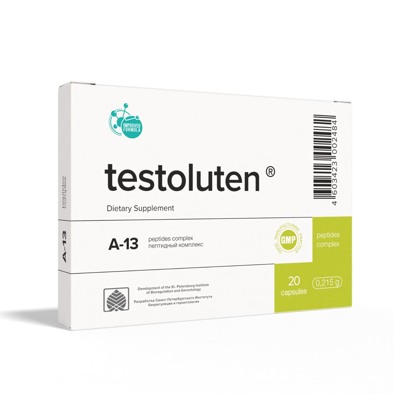 Peptide Bioregulators 20 capsules – 21 Variations Ventfort Cerluten Endoluten
