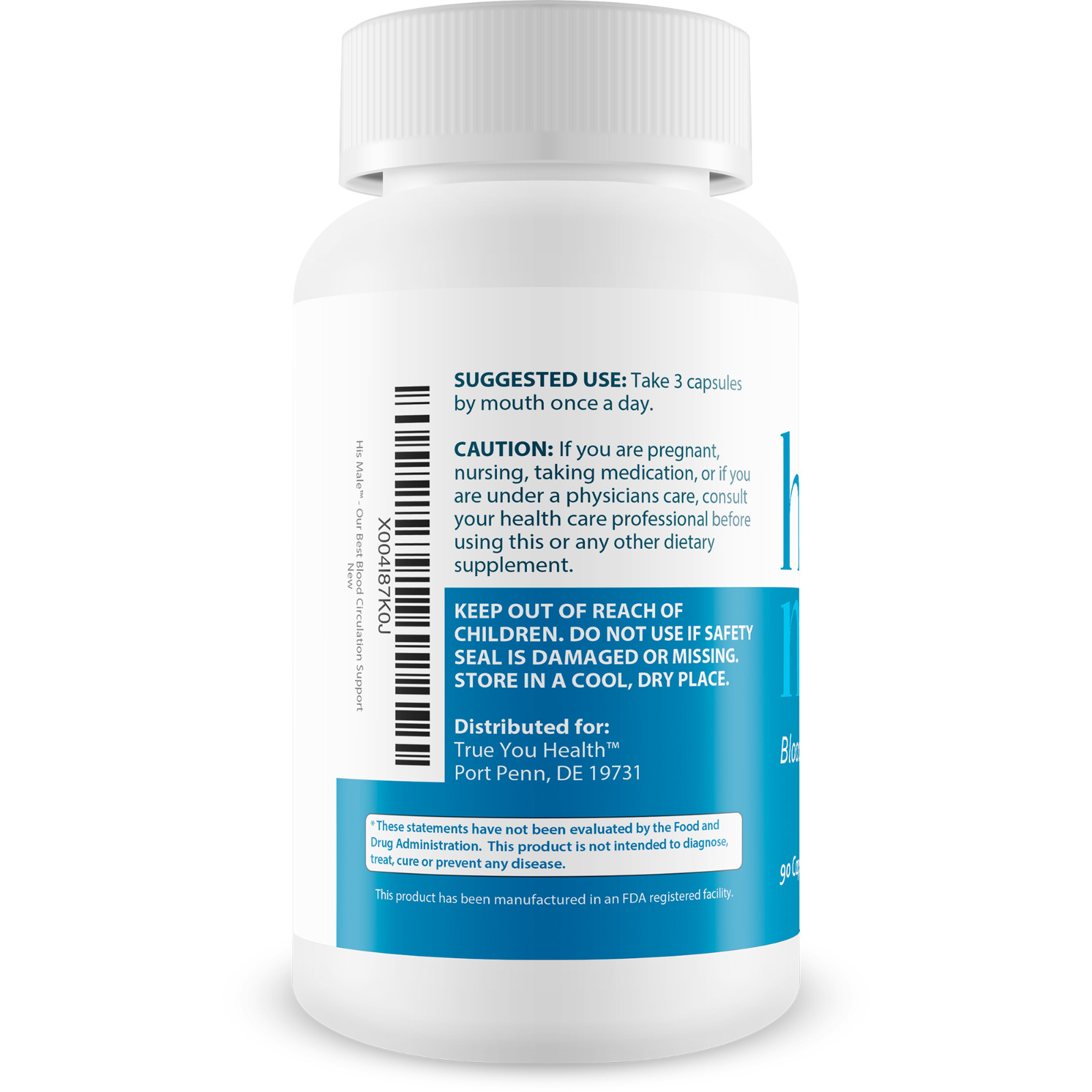 His Male – Our Best Blood Circulation Support Supplement – Advanced Blood Flow