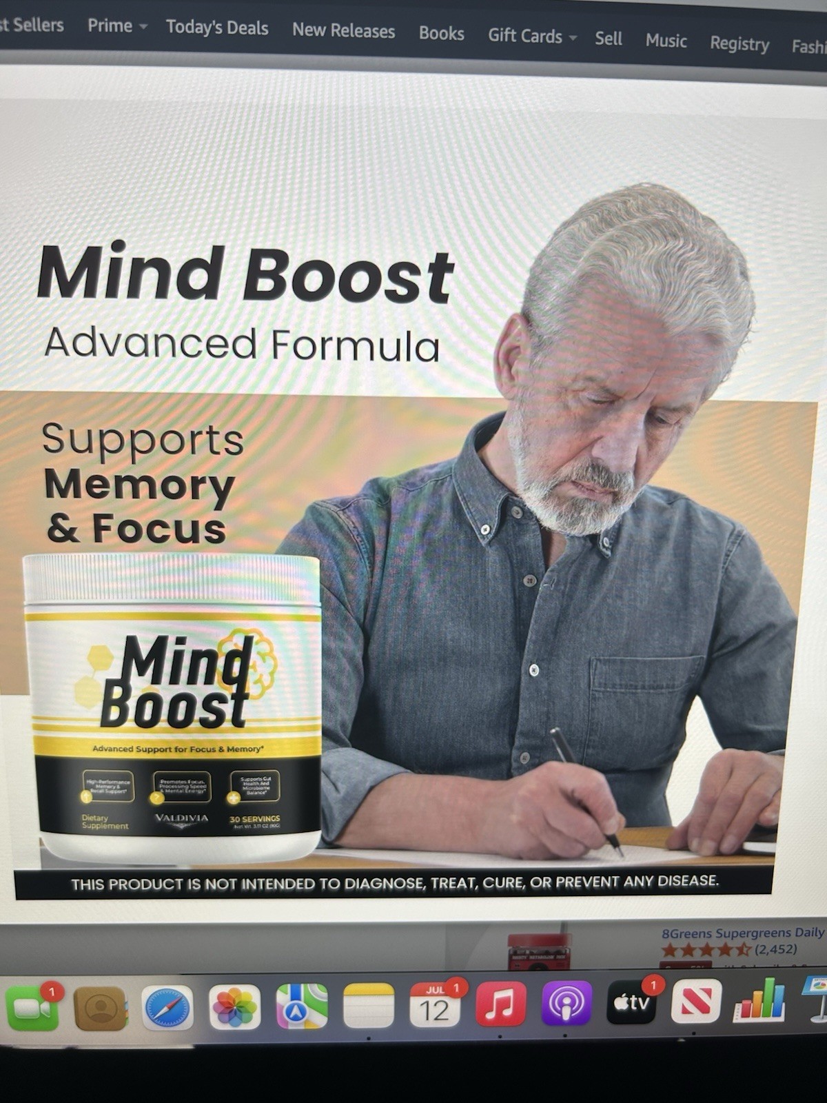 Mind Boost Powder Clarity Memory & Focus 1 Pack 30 Servings EXP 3/28 NEW SEALED