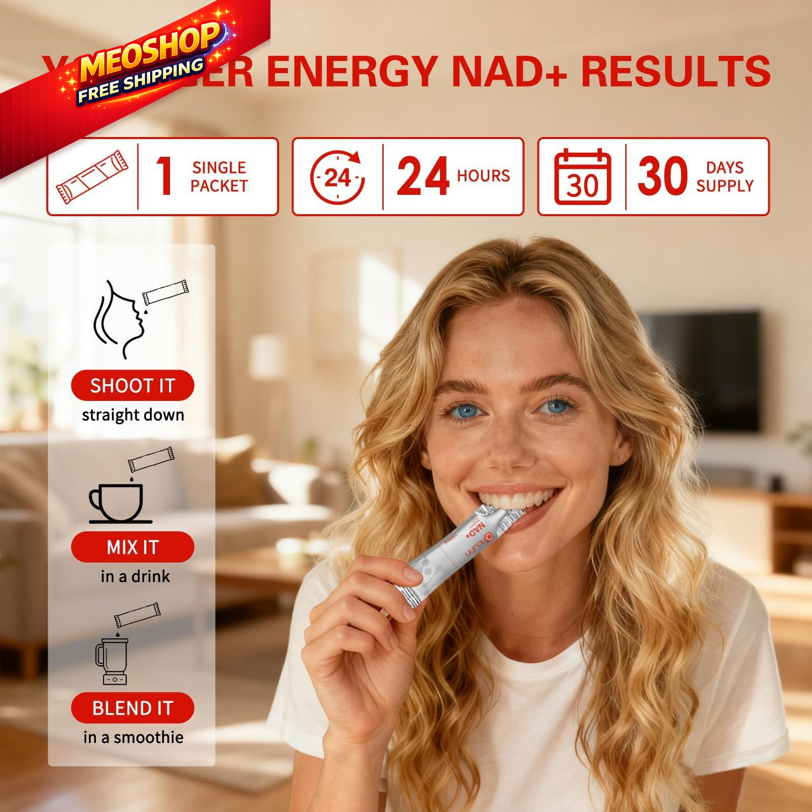 DNOUHN NAD Liquid Supplement 1500mg, Nicotinamide 30 Fl Oz (Pack of 1)