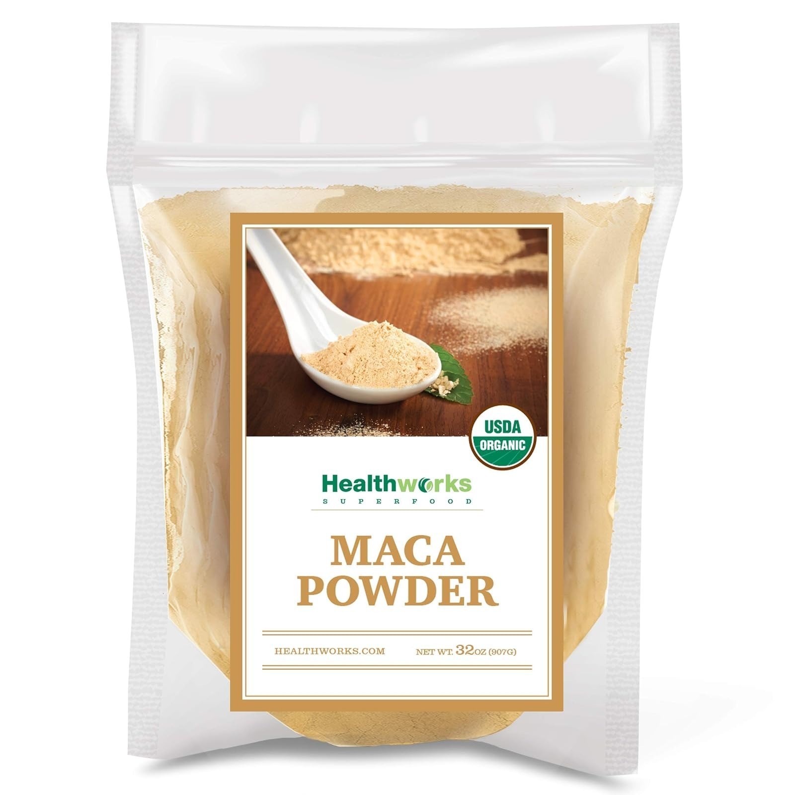 Organic Maca Powder Raw 32 Oz – Keto Vegan Non-GMO Superfood