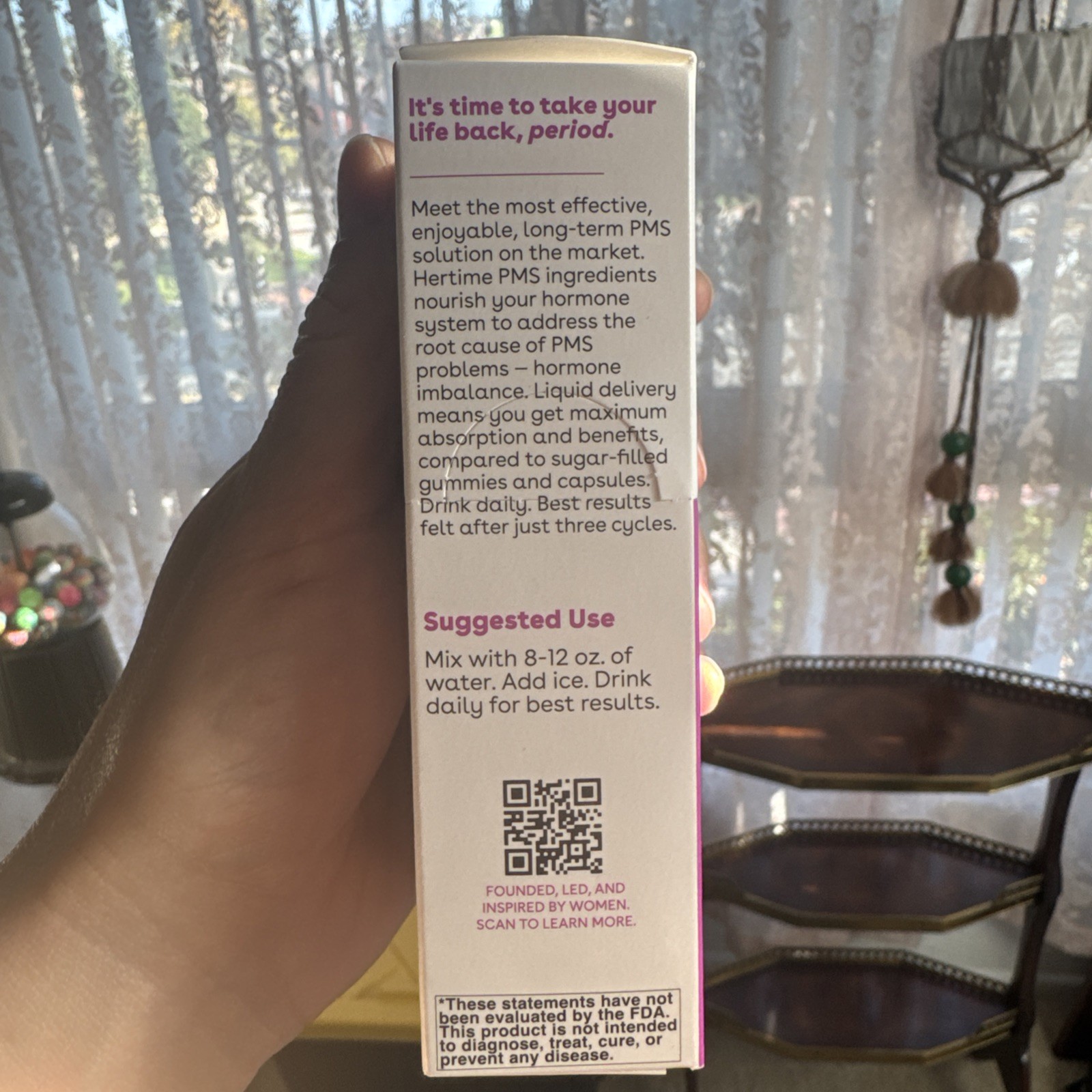 MIXHERS Hertime PMS Hormone Menstrual L Supplement Strawberry Lemonade 15 Pack