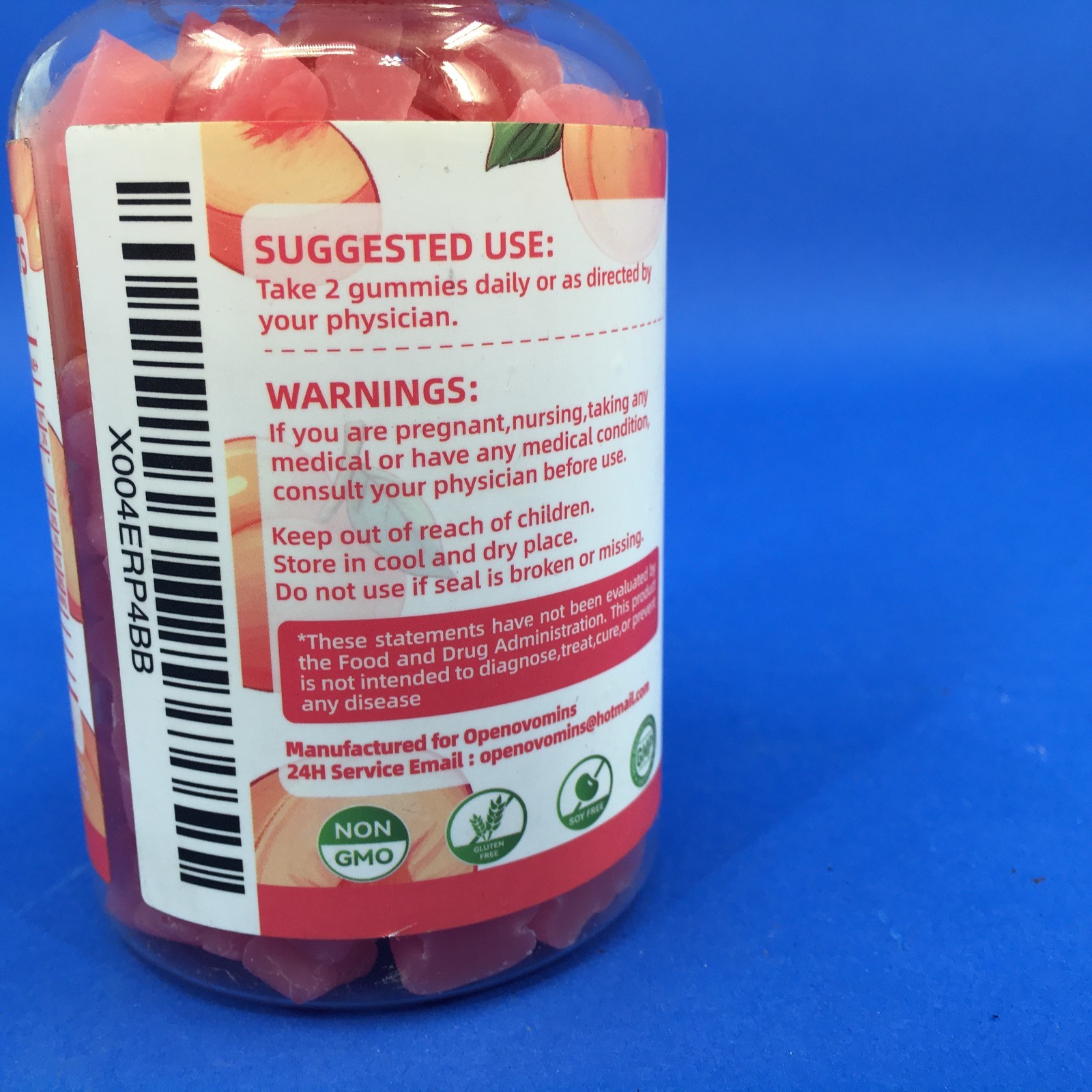 Openovomins Magnesium Glycinate 2500+ MG 90 Gummies