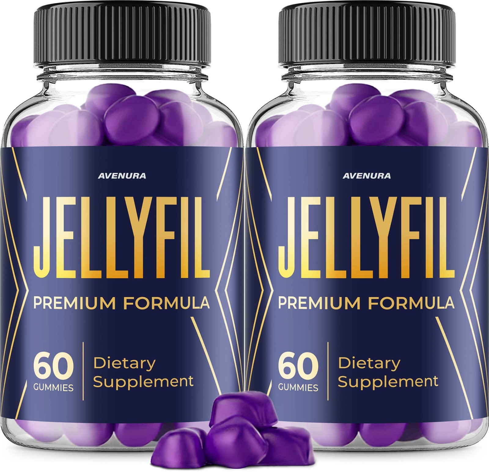 (2 Pack) Jellyfil Gummies for Men – Jellyfil Male Gummy Advanced Formula
