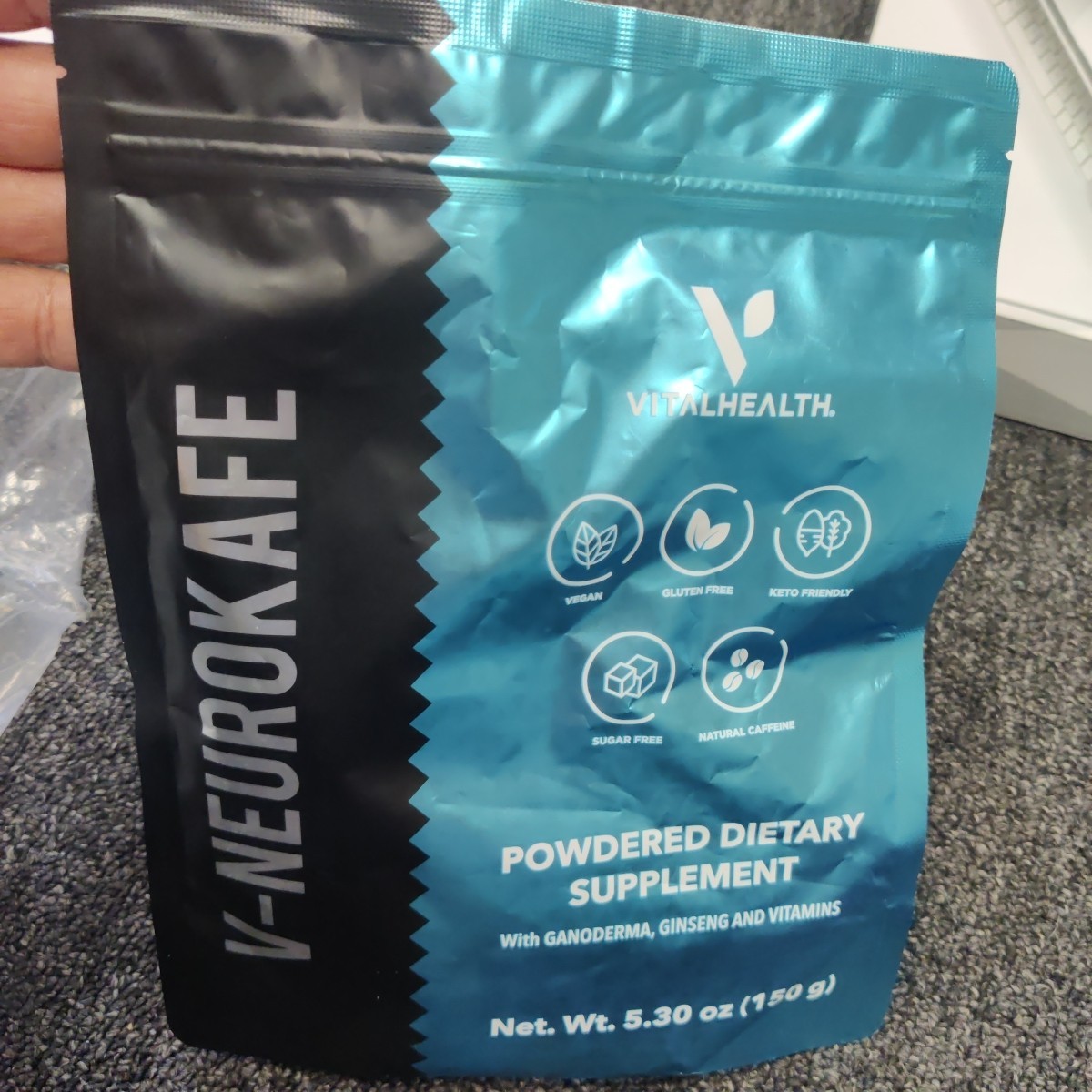 NEUROKAFE PREMIUM Coffee,Vegan, Keto Friendly and Ginseng, Nootropic Blend, 150g