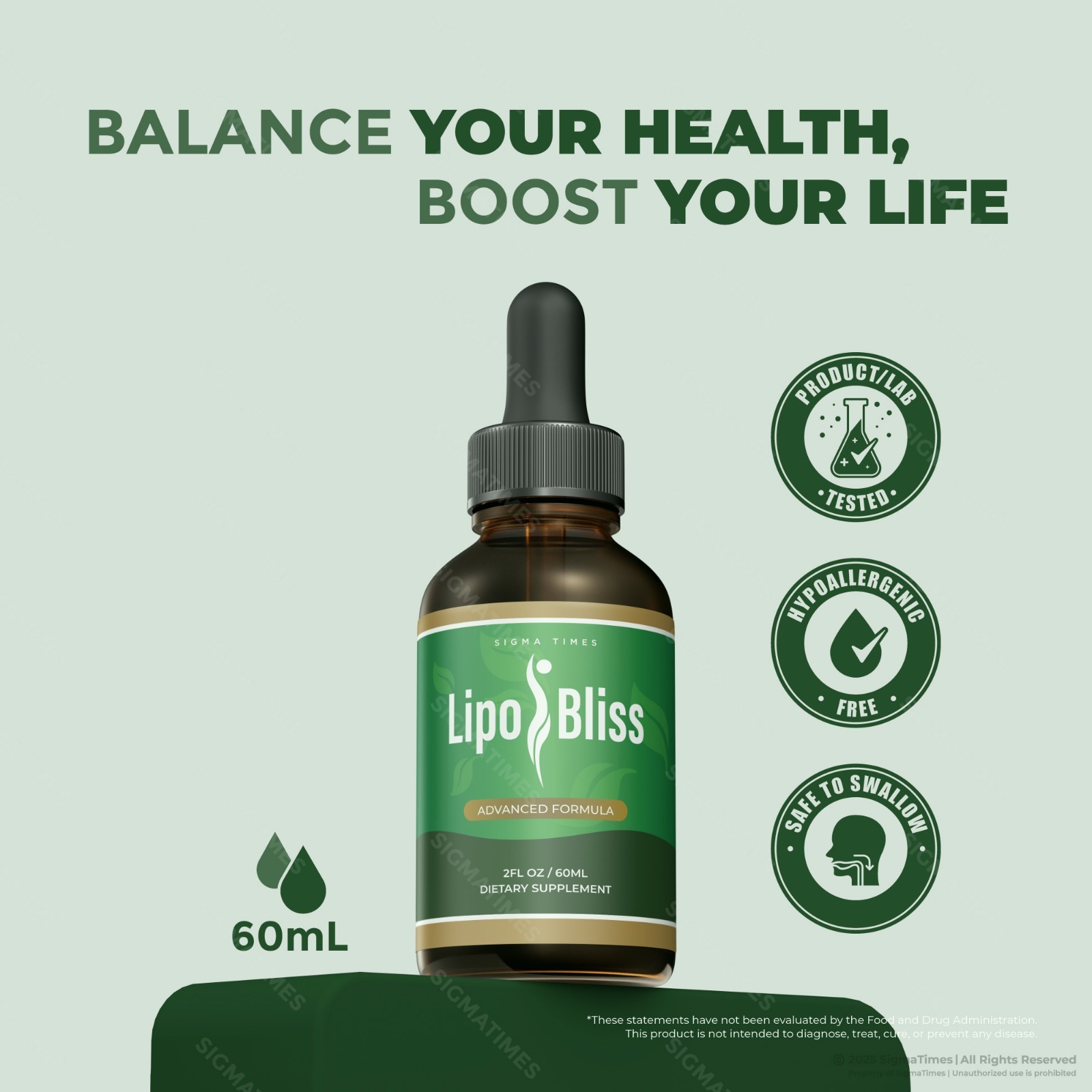 LipoBliss Drops – Lipo Bliss Energy & Fat Metabolism Support Supplement – 5 Pack