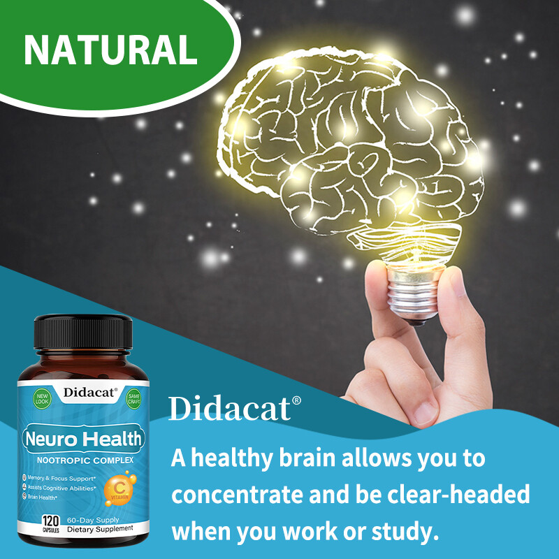 Neuro Health – Nootropic Memory Brain Health Focus Energy Support Capsules